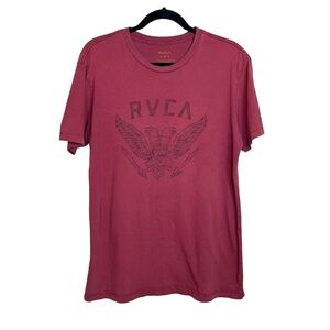 RVCA logo graphic print tee size Medium